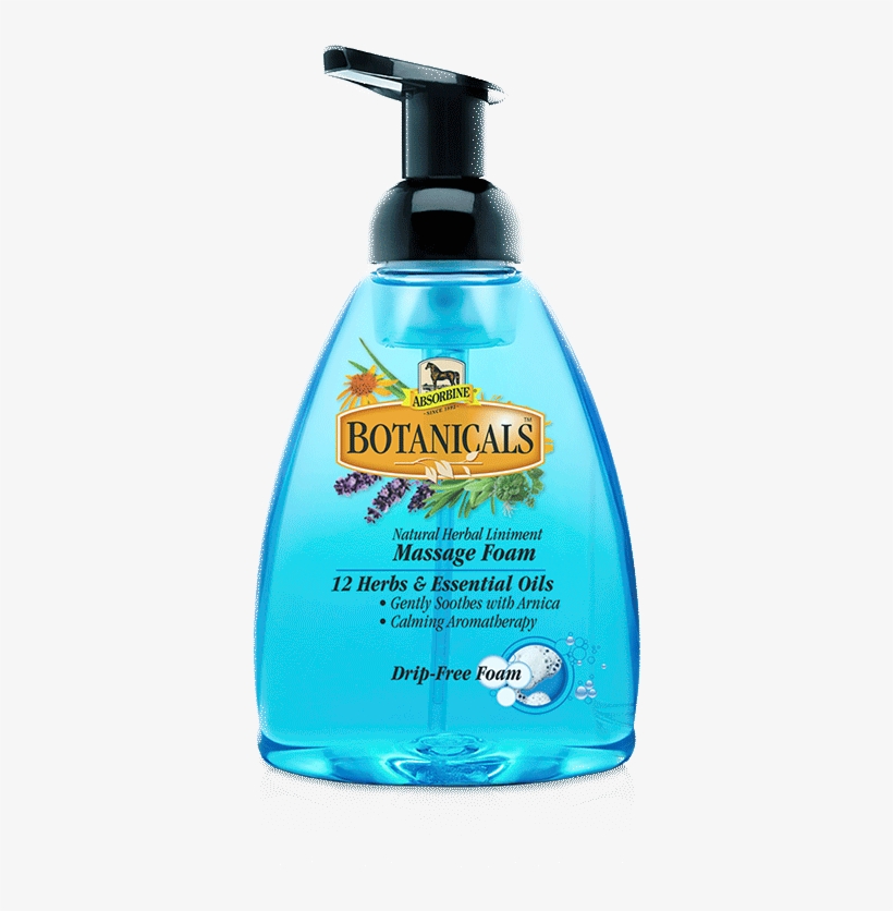 Absorbine Botanicals® Natural Herbal Liniment - W F Young Inc-absorbine Botanicals Massage Foam 16, transparent png