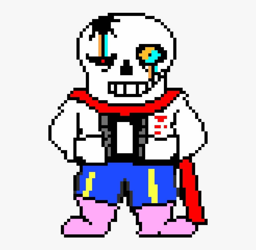 Papyrus Sans Fusion - Fun Undertale Style Art Prints (portrait) - 24 X 16, transparent png