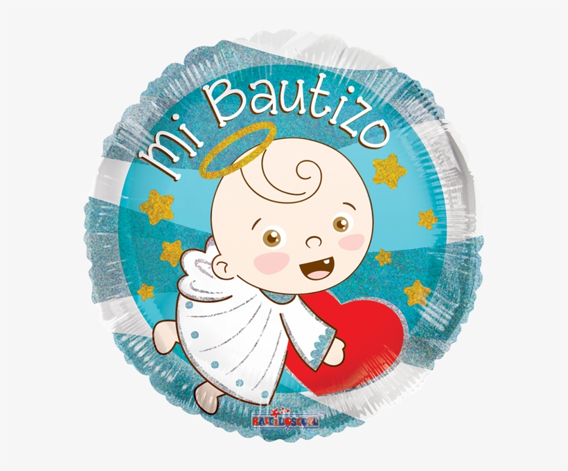 Globo Angel Monito Azul - Baptism, transparent png