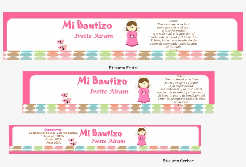 Kit Bautismo Comunion Nena - Fondos De Estrellas De Colores, transparent png