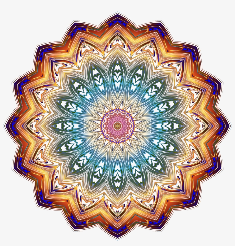 This Free Icons Png Design Of Prismatic Mandala Line, transparent png