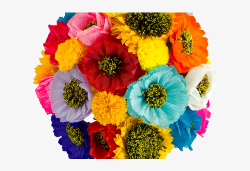 Drawn Flower Mexican - Мексика Цветы, transparent png