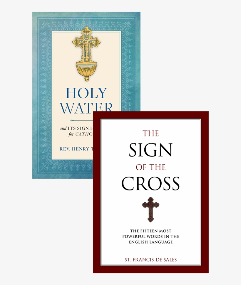 Holy Water And The Sign Of The Cross Set Book Cover - Holy Water And Its Significance For Catholics, transparent png