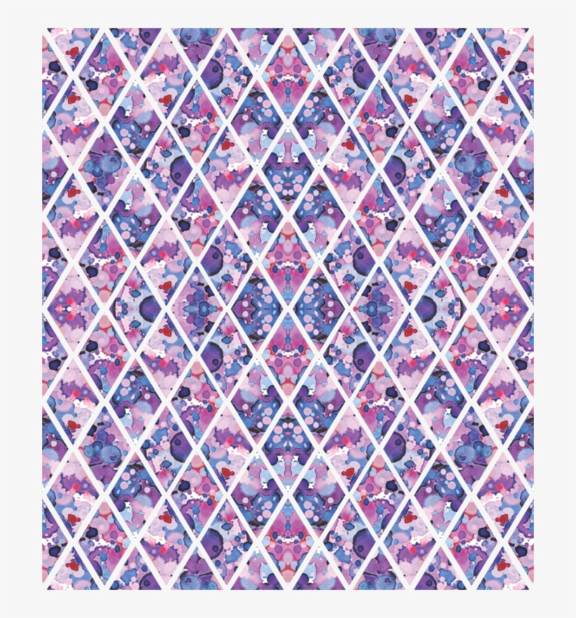 Watercolour Diamonds Fabric Mrs - Motif, transparent png