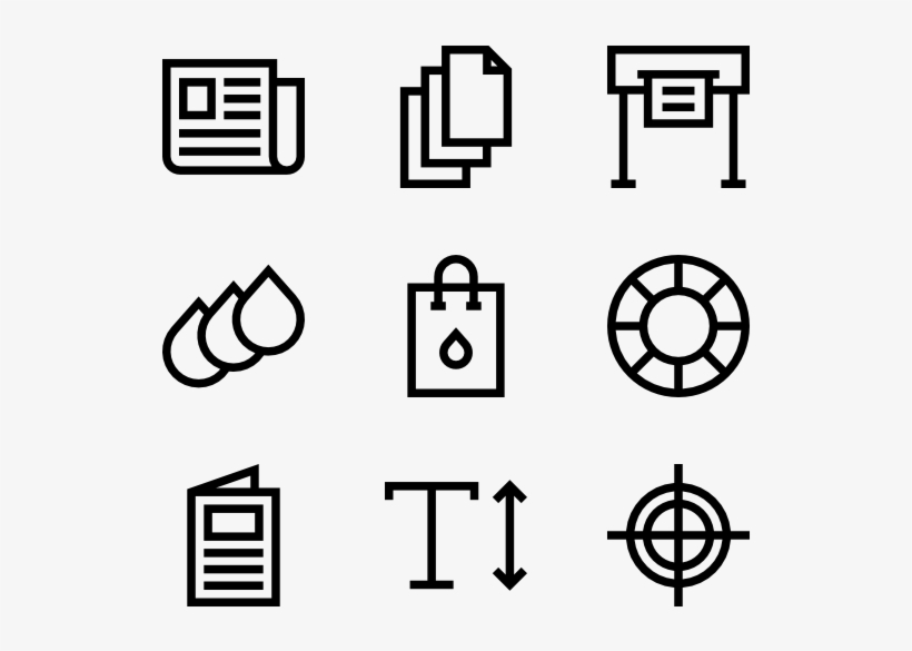 Printing - Decor Icon Transparent Background, transparent png