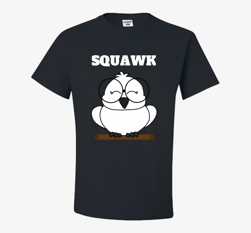 Squawk Bird Adult Unisex T-shirt Cockatoo, Unisex - T-shirt, transparent png