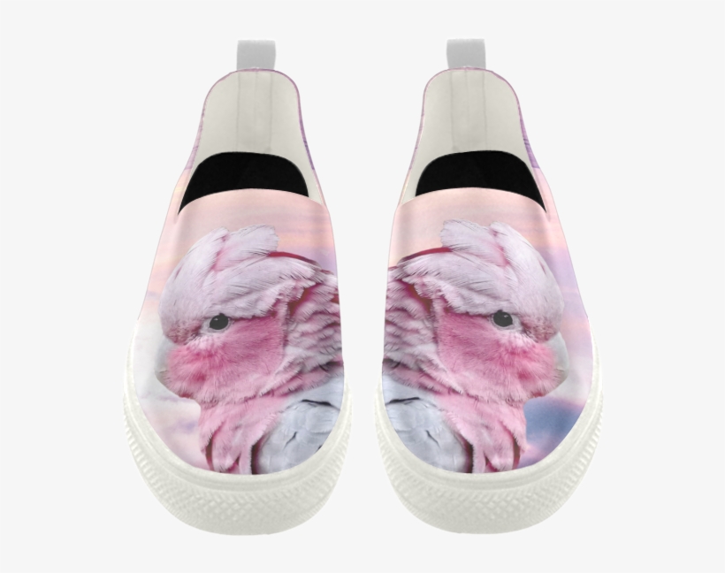 Galah Cockatoo Apus Slip On Microfiber Women Shoes - Shoe, transparent png