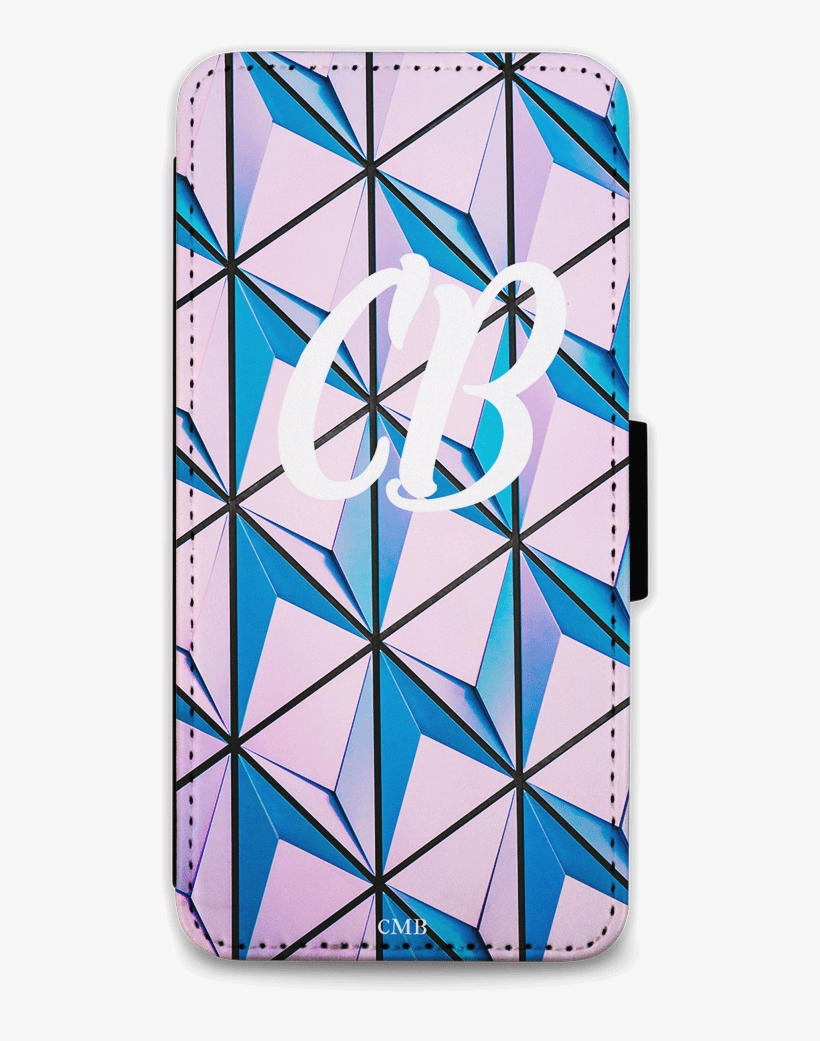 Cmb Abstract Pattern - Rosa Und Blaues Geometrisches Muster Papierserviette, transparent png