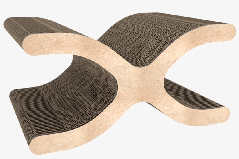 Kitticraft Cat Scratch Furniture - Corrugated Cat Scratching Furniture, transparent png