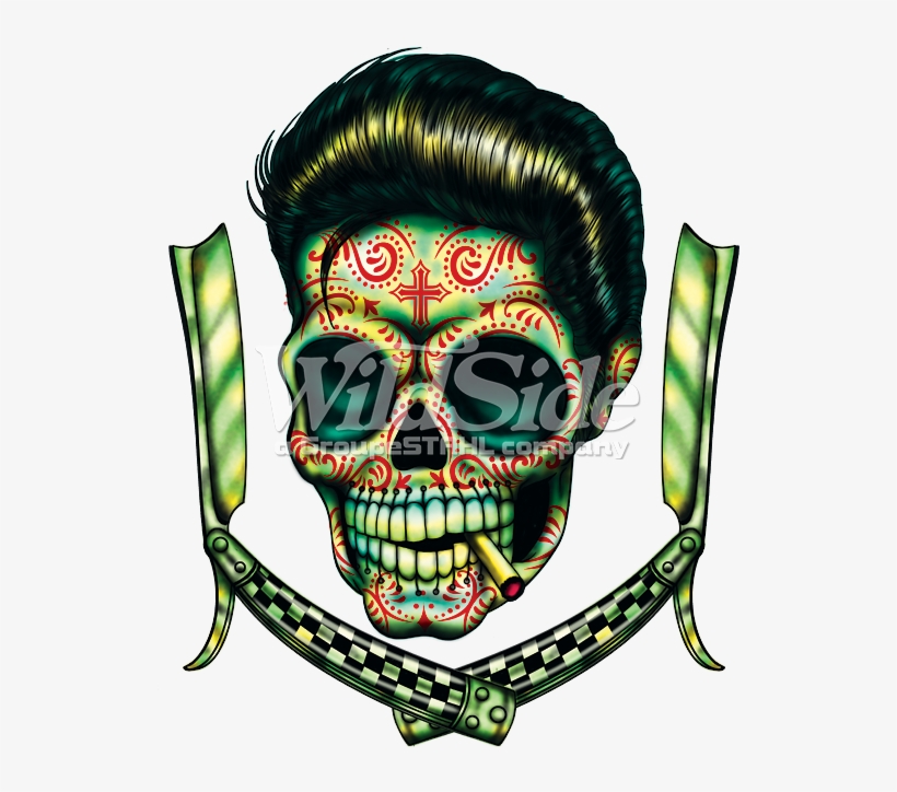 Day Of The Dead Greaser With Razors - Razor, transparent png
