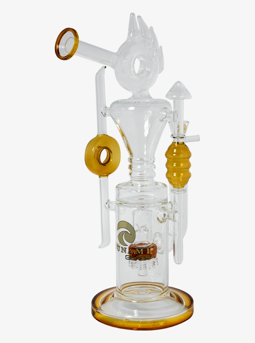 Tsunami Glass Bongs, transparent png