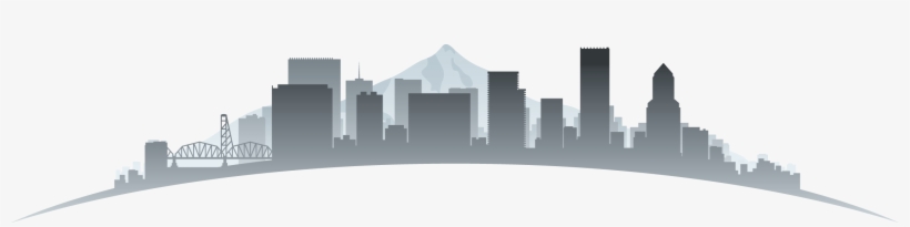 Insights & Commentary - Portland Oregon Skyline Silhouette, transparent png