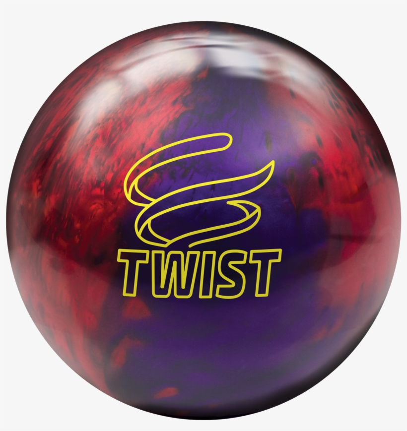 Brunswick Twist Bowling Ball Red/purple - Brunswick Twist Bowling Ball, transparent png