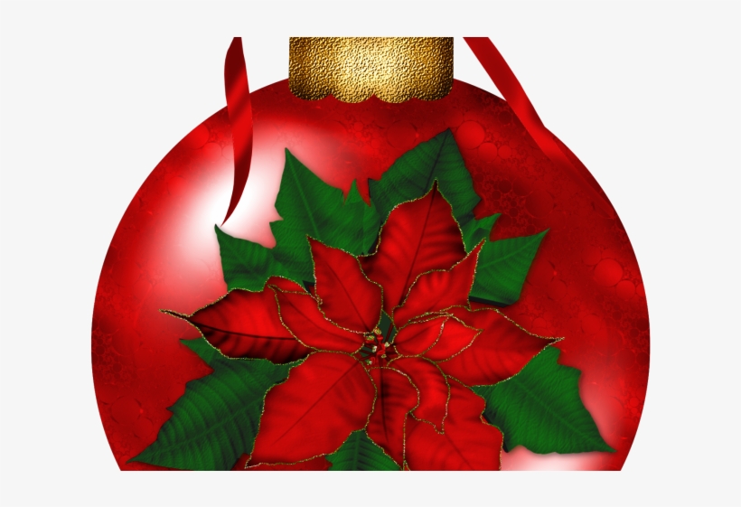 Poinsettia Clipart Christmas Candle Light - Flor Vermelha De Natal, transparent png