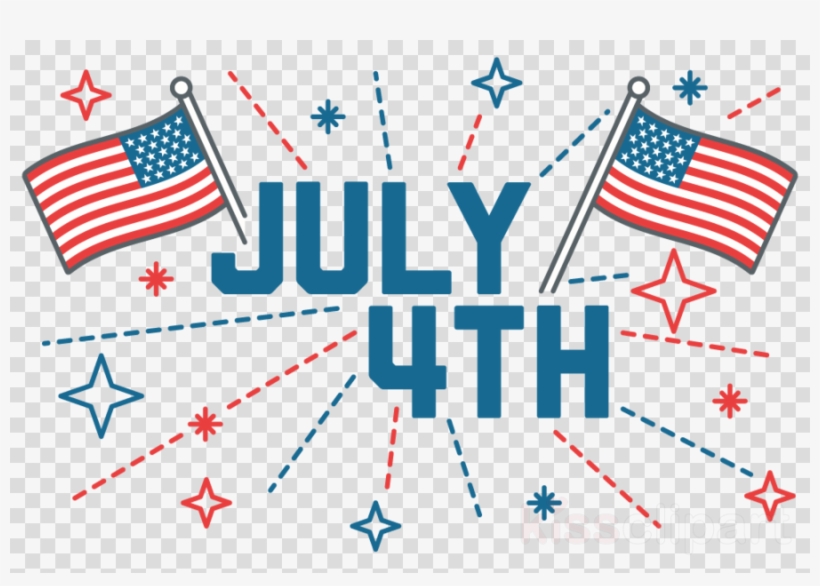 4th Of July Png Clipart Independence Day Happy Fourth - Flag Of The United States, transparent png