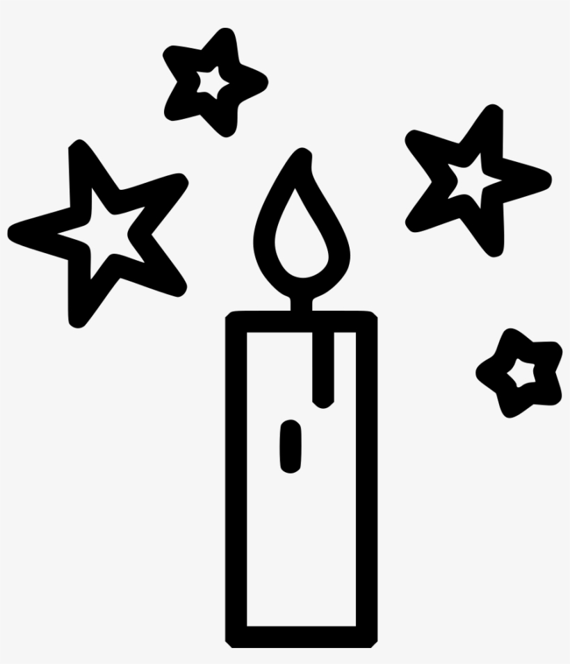 Candle Light Stars Lamp Christmas Comments - Tattoo, transparent png