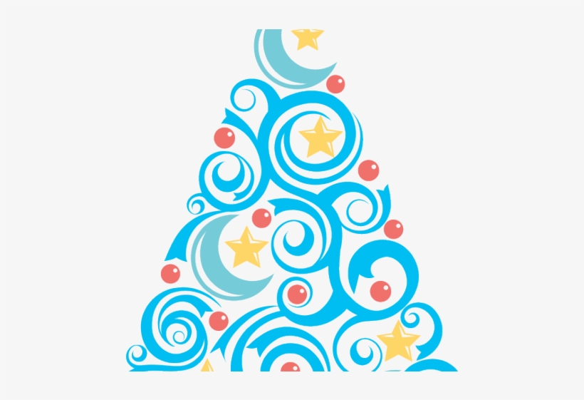 Julius Caesar Clipart Holiday - Clip Art Blue Christmas Tree, transparent png