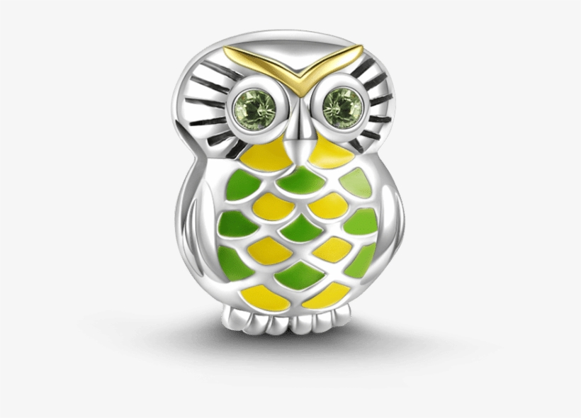 Animals Charms Soufeel Jungle Owl 14k Gold Plated, transparent png