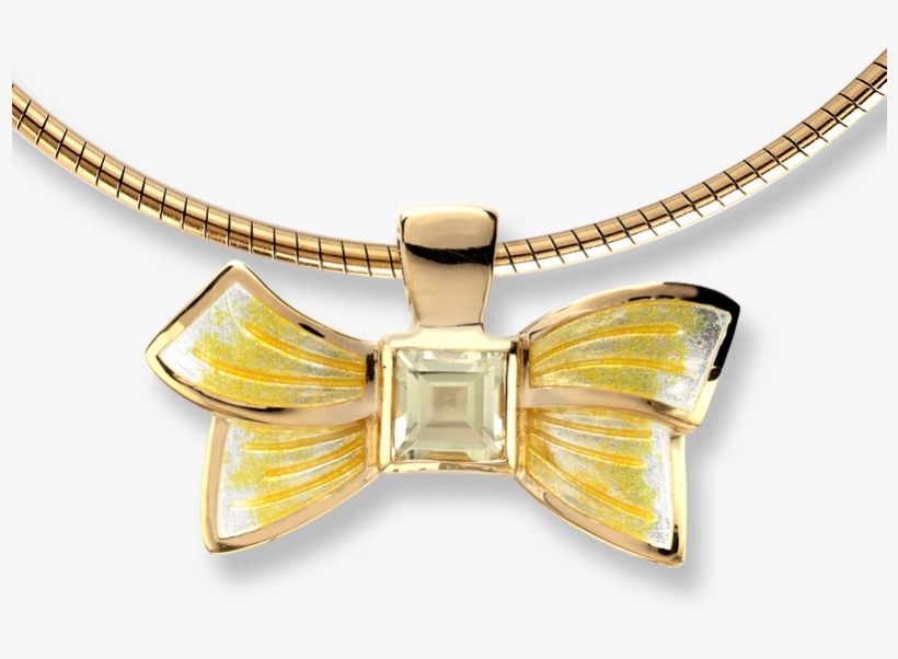 Nicole Barr Designs Gold Plated Sterling Silver Bow - Choker, transparent png
