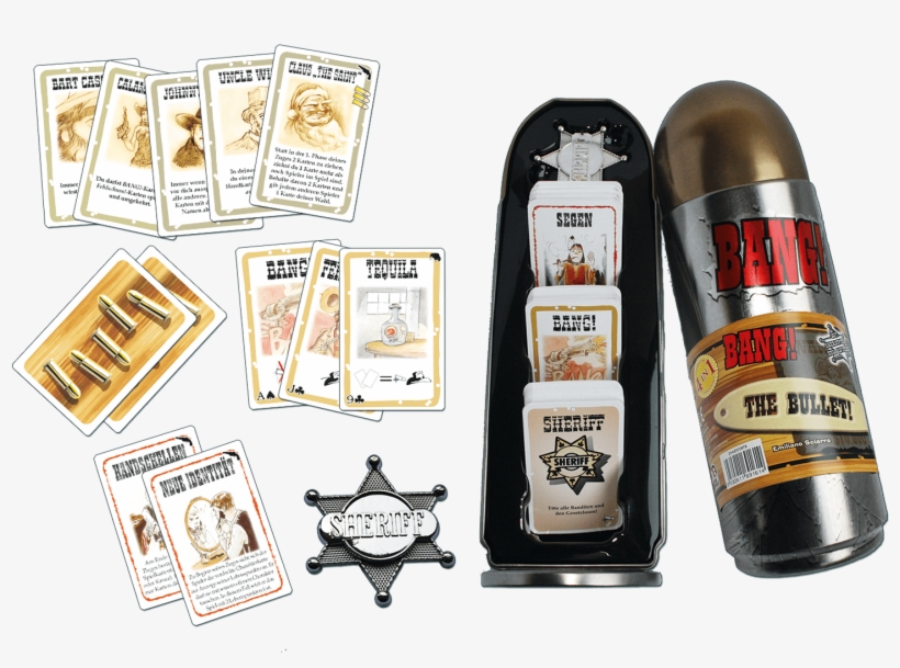 Bang - Abacusspiele 69161 - Bang! The Bullet Toys/spielzeug, transparent png