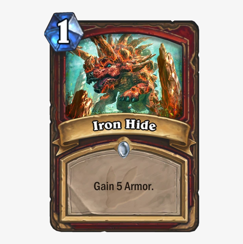 Iron Hide Card - Ironhide Hearthstone, transparent png