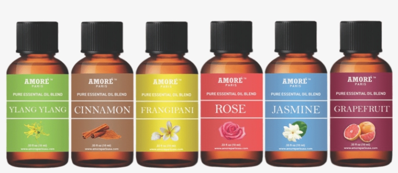 Amore 6-piece Aromatherapy Therapeutic Grade Essential - Essential Oil, transparent png