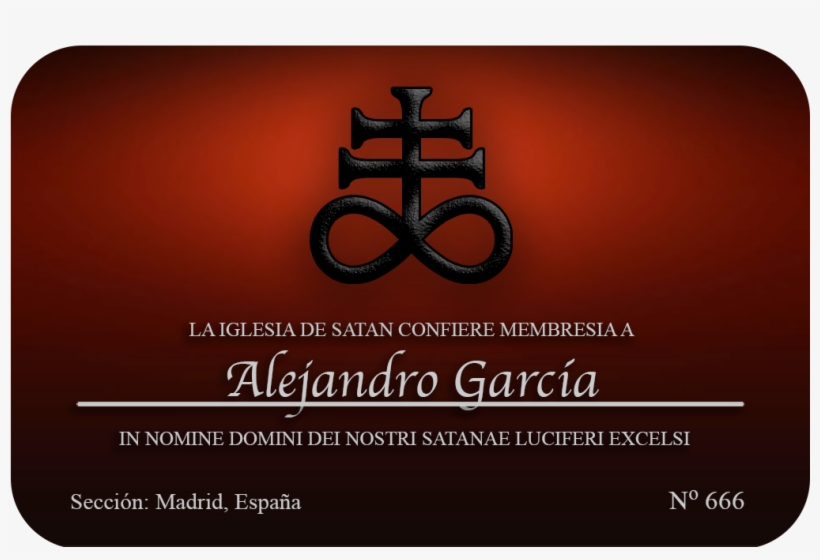 Bienvenido A La Iglesia De Satán - Church Of Satan, transparent png