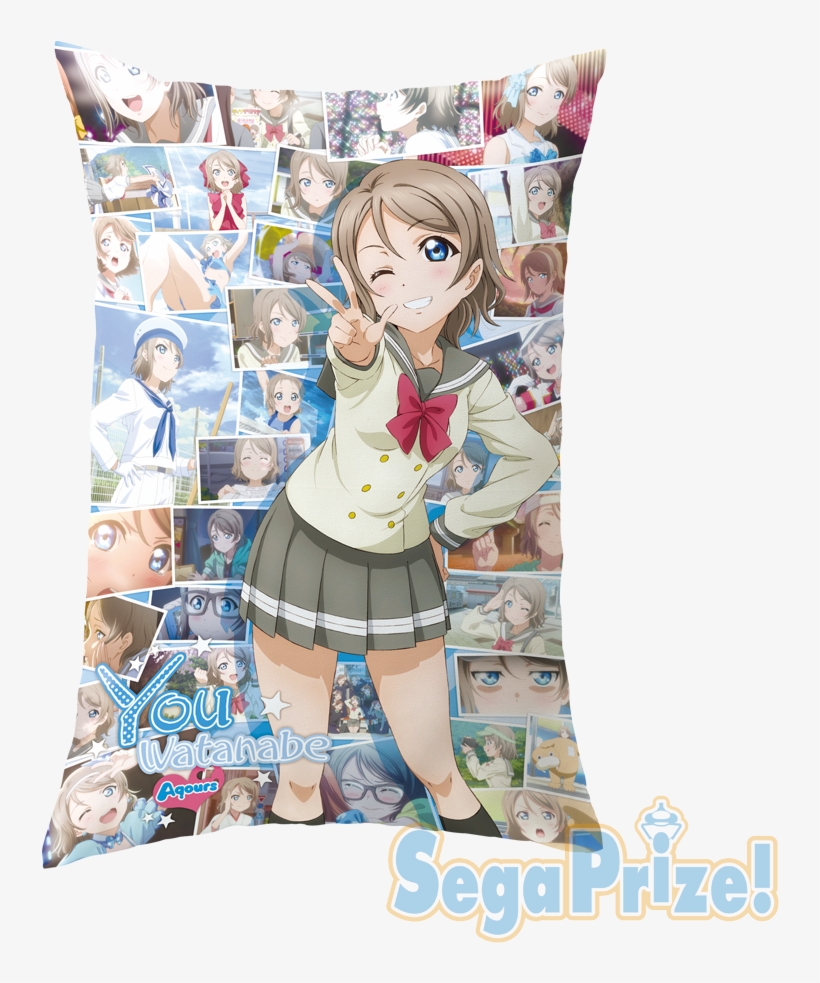 Cushion Love Live Sunshine - Love Live! Sunshine!! Bandana Tote Bag Watanabe You, transparent png