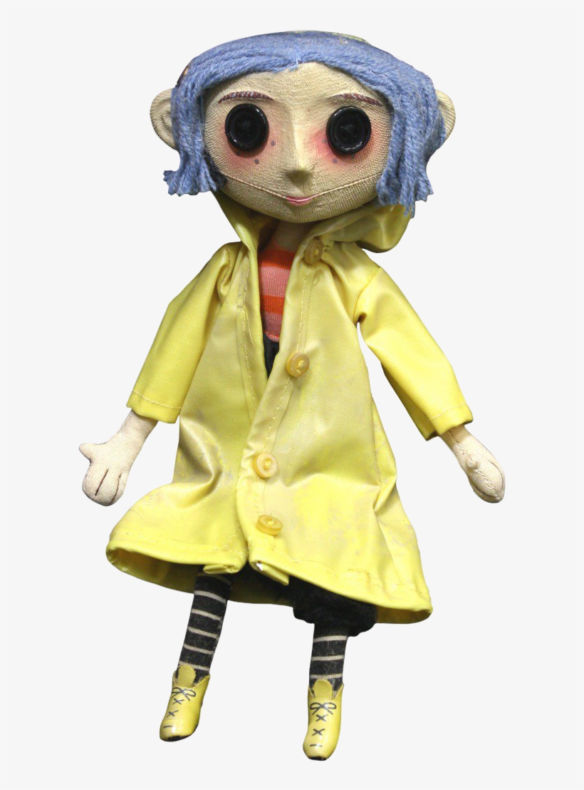 Coraline Doll 10” Prop Replica - Coraline Doll Replica, transparent png