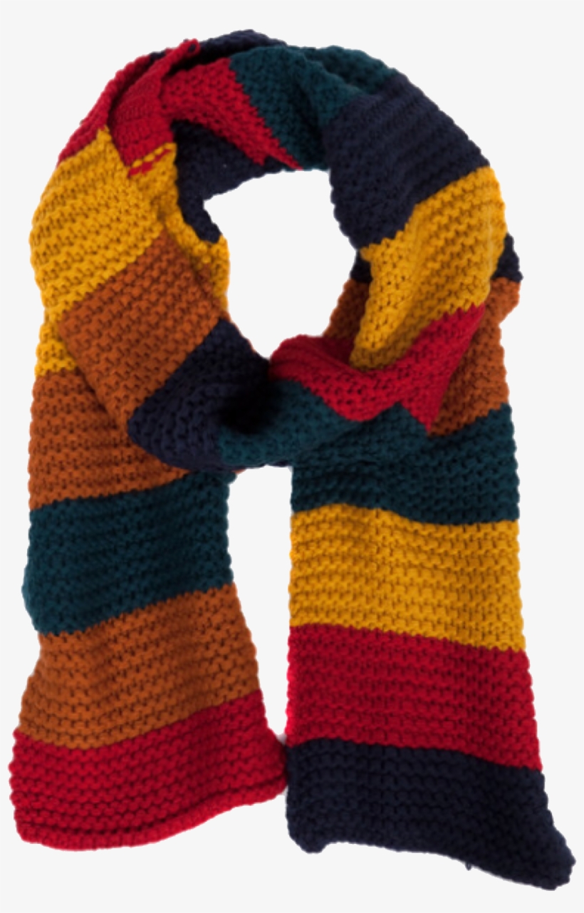 Color Block Scarf / Polyvore - Polyvore Scarf Png, transparent png