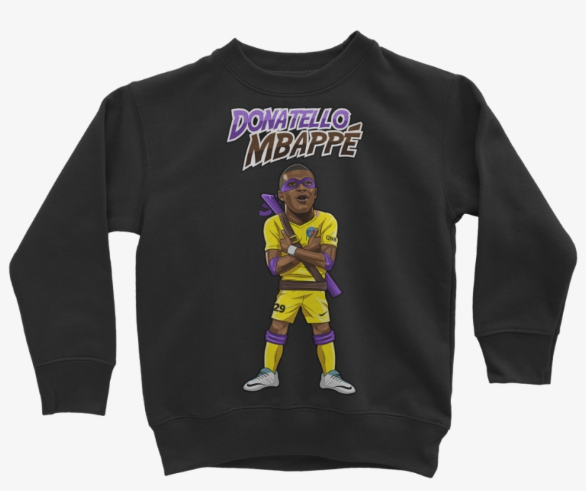 Donatello Mbappe ﻿classic Kids Sweatshirt - Dj Vinyl Records Kids Sweatshirt - Navy/6 Year, transparent png