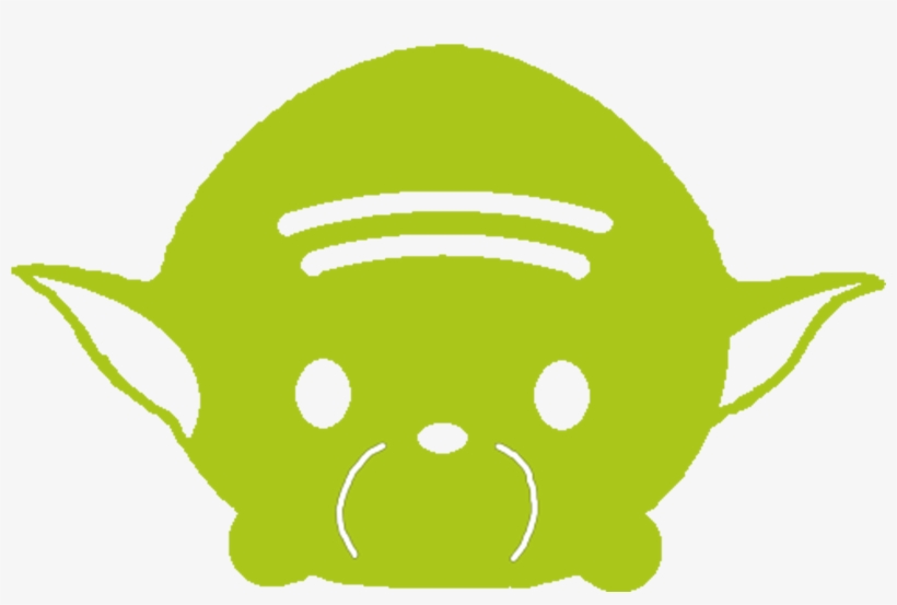 Yoda Tsum Tsum, Green - Disney Tsum Tsum, transparent png