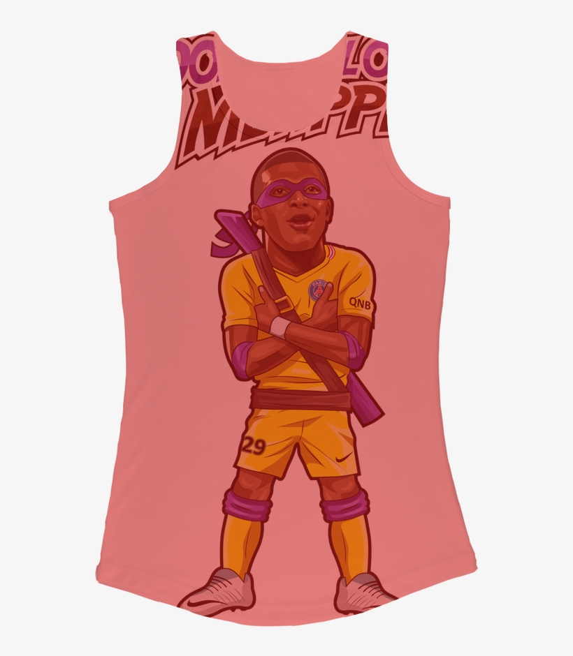 Donatello Mbappe ﻿women Performance Tank Top - Blanket, transparent png