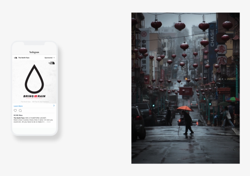 The North Face Studiolo Instagram - San Francisco Rainy Streets Day, transparent png