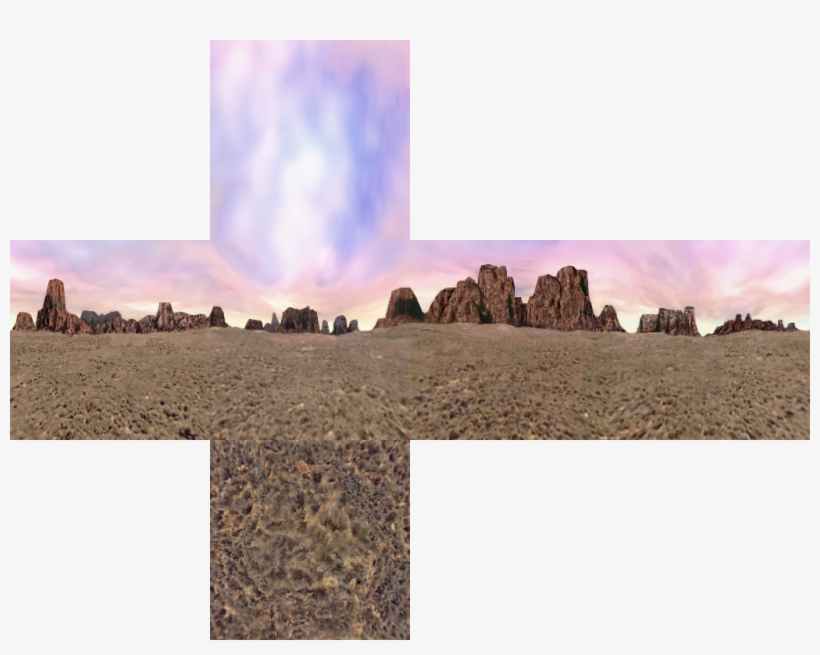 2desert - Skybox, transparent png