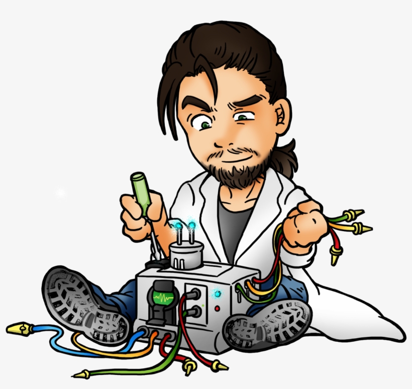 And Mad Scientist In Training - Cartoon, transparent png