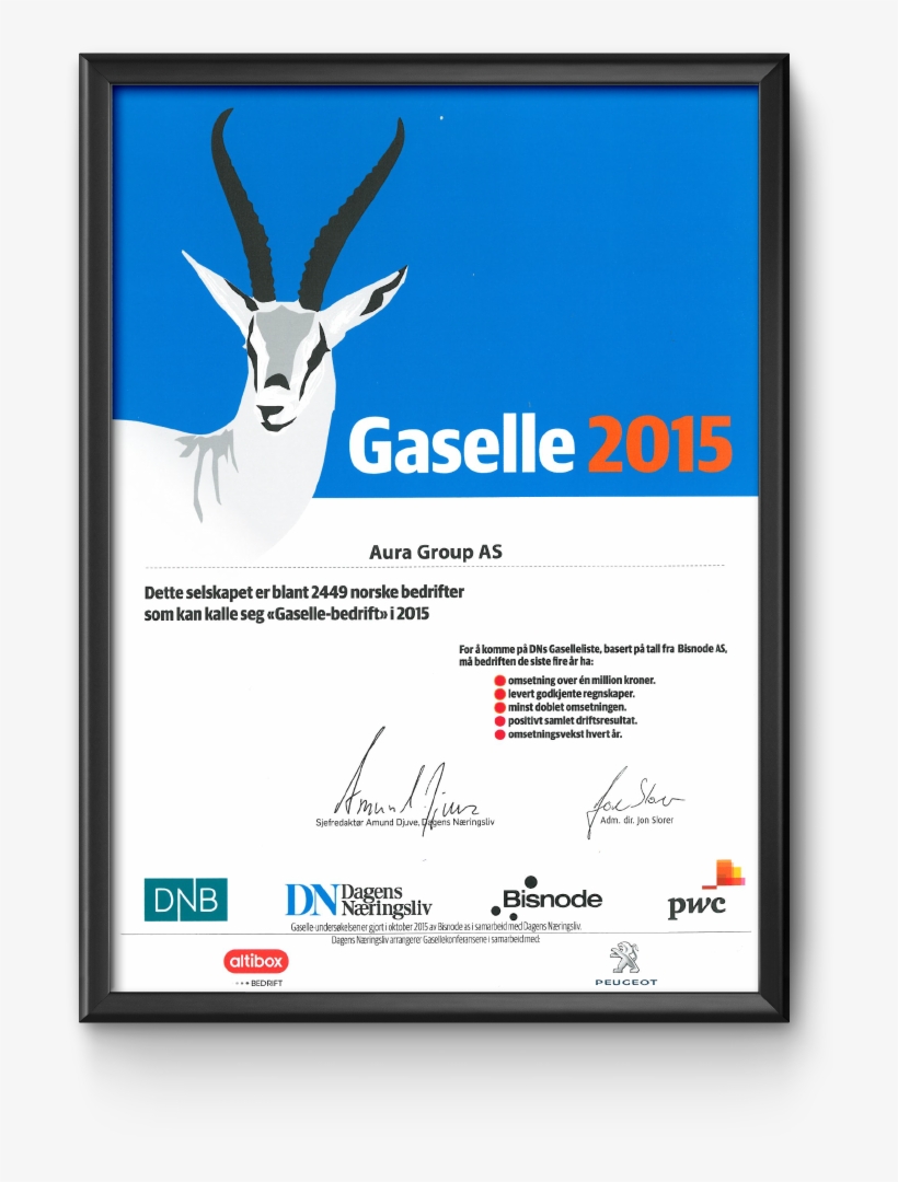 Certificates - Gaselle 2014, transparent png