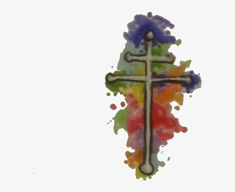 Elements Of Earth, Fire, Water, Air, And Lightning - Cross, transparent png