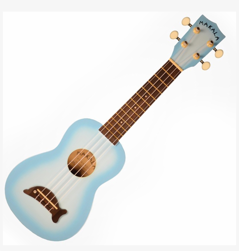 Kala Makala Dolphin Soprano Ukulele, Light Blue, transparent png