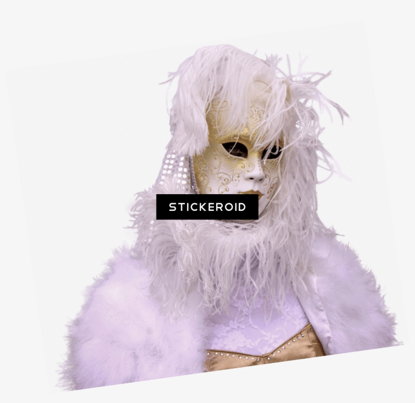 Mask Carnival White - Mask, transparent png
