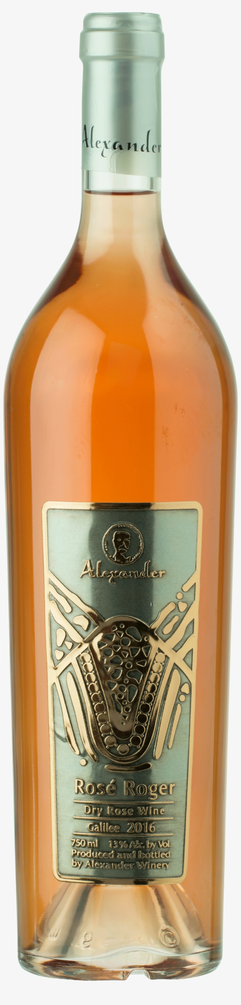 Alexander- Rose Roger 750ml - Glass Bottle, transparent png