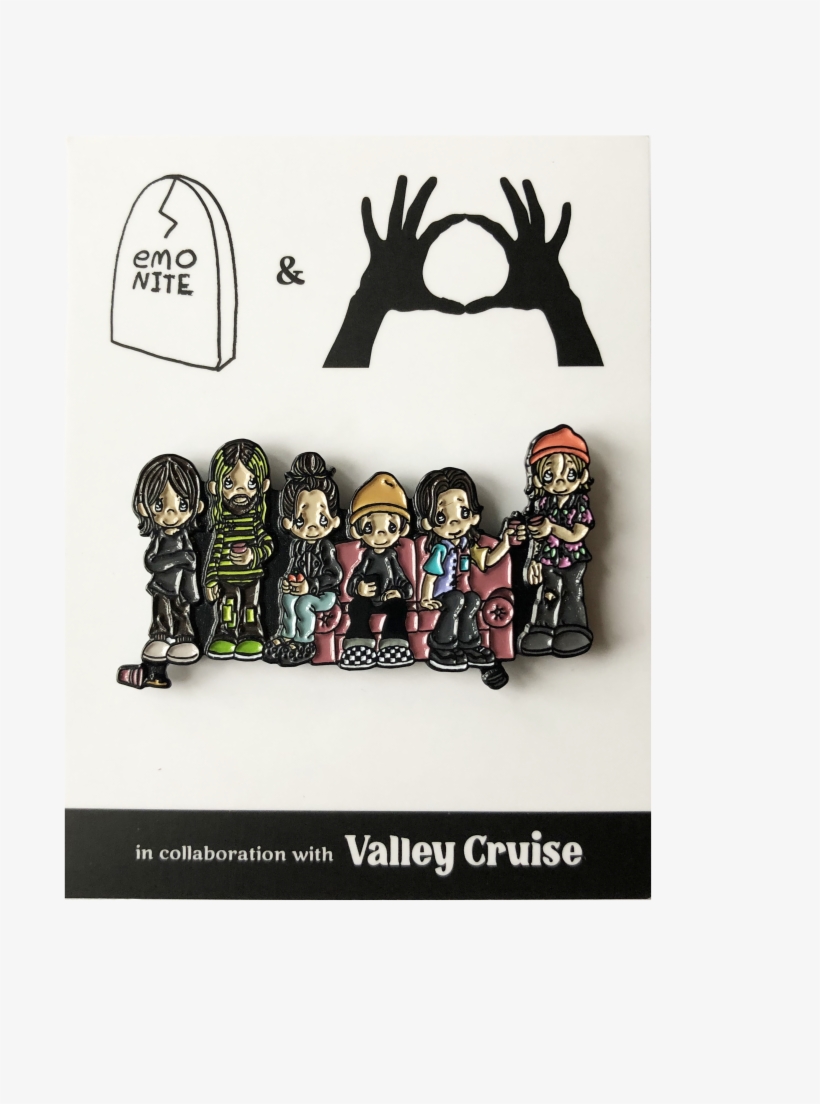 Get Updates - Keep A Breast X Emo Nite Pin, transparent png