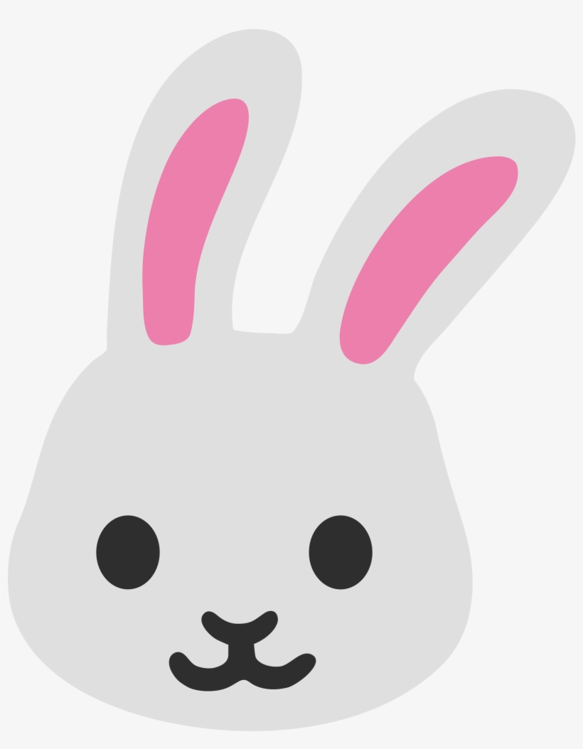 File - Emoji U1f430 - Svg - Emoticon Conejito, transparent png