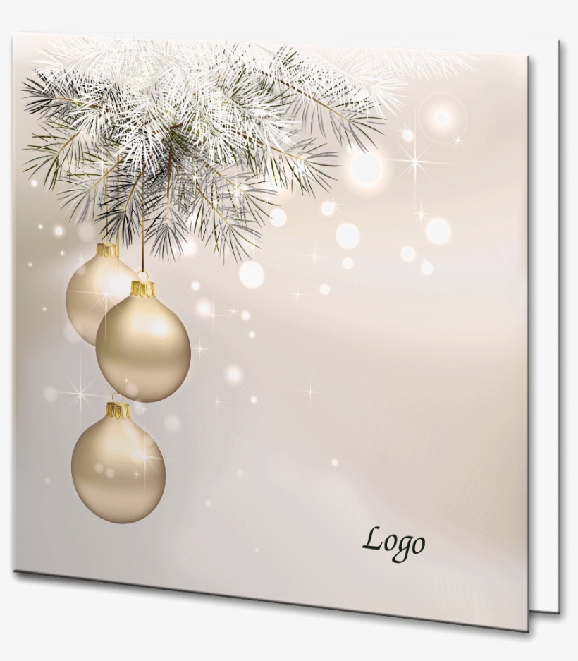 Hanging Gold Baubles On A Christmas Branch - Christmas Day, transparent png
