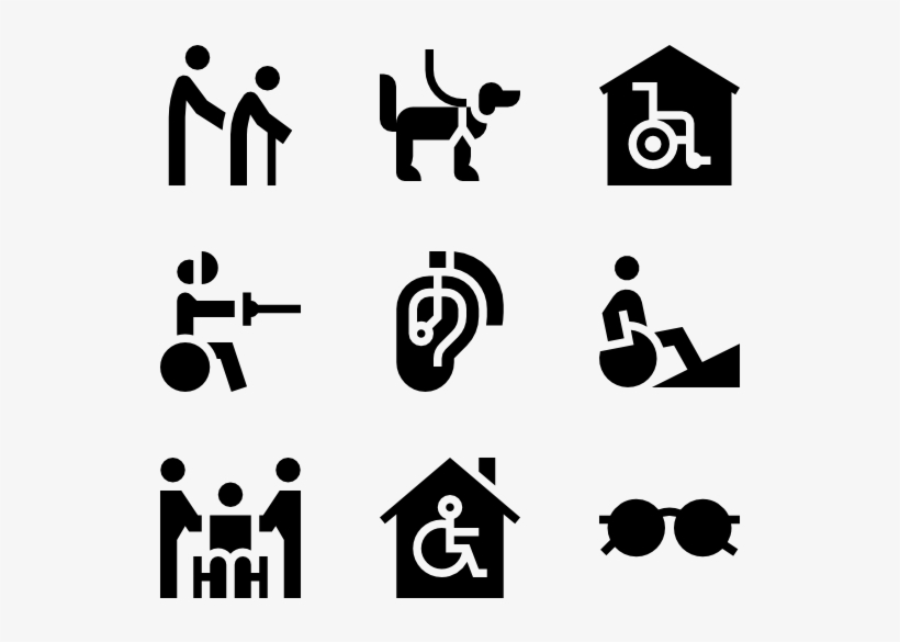 Disabled People Assitance - Icon Of Out Door, transparent png