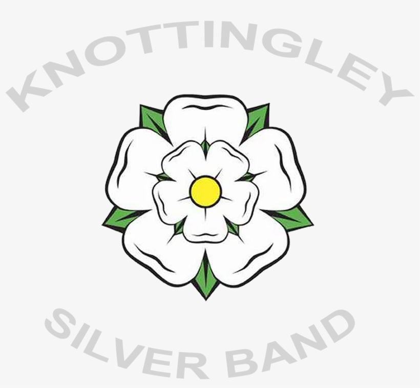 Knottingley Silver Band - Yorkshire Rose, transparent png
