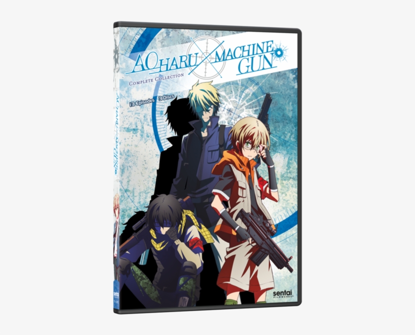 Aoharu X Machinegun Dvd, transparent png