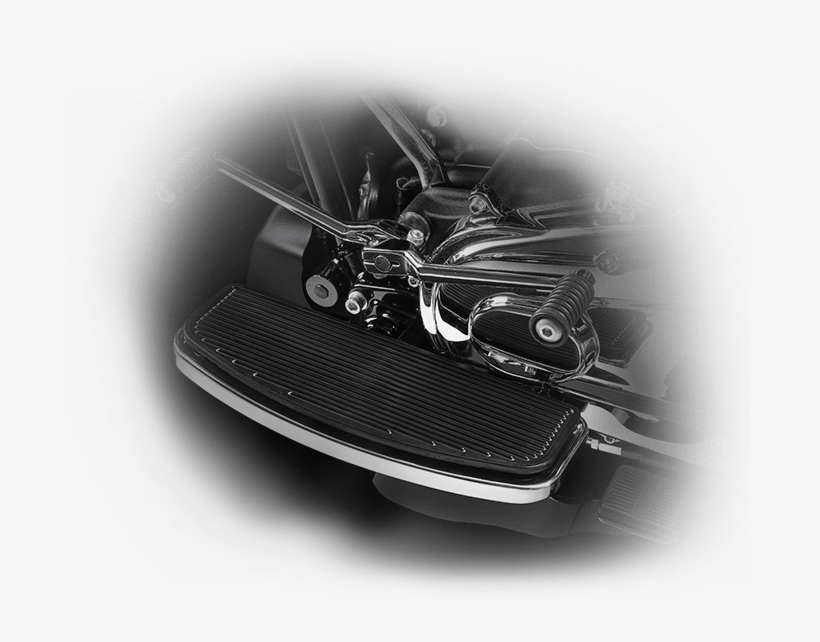 Full-length Footboards & Toe/heel Gear Shifts - Monochrome, transparent png