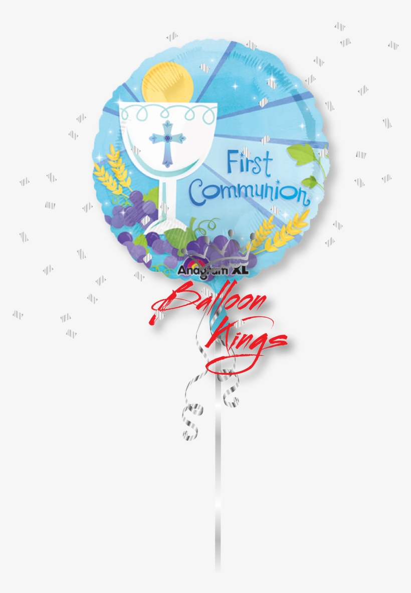 First Communion Chalice Boy - First Communion Luncheon Napkins, Blue, transparent png
