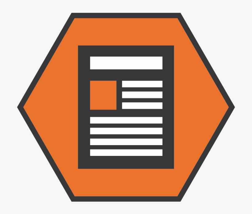 Analytics Media & Publishing - Hexagon Sign, transparent png